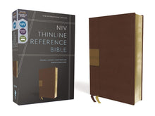 Load image into Gallery viewer, Niv, Thinline Reference Bible, Leathersoft, Brown, Red Letter, Comfort Print: New International Version, Brown, Leathersoft, Thinline Reference Bible, Red Letter, Comfort Print Imitation Leather – Import