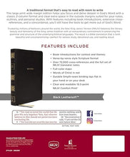 Load image into Gallery viewer, Clearance Sale 2026, NKJV, Reference Bible, Wide Margin Large Print, Leathersoft, Black, Red Letter, Comfort Print by Thomas Nelson (Author) ,Imitation Leather