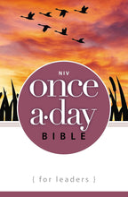 Load image into Gallery viewer, Clearance sale! Once a Day Bible: New International Version, For Leaders Paperback