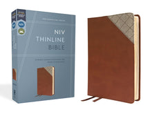 Load image into Gallery viewer, Niv, Thinline Bible, Leathersoft, Brown, Red Letter, Comfort Print: New International Version, Brown, Leathersoft, Thinline Bible, Red Letter, Comfort Print Imitation Leather – Import