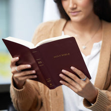 Load image into Gallery viewer, KJV, Gift and Award Bible, Imitation Leather, Burgundy, Red Letter Edition Imitation Leather