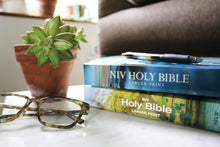 Load image into Gallery viewer, Holy Bible: New International Version, Blue, Comfort Print, Economy Edition Paperback – Large Print