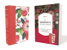 Load image into Gallery viewer, NKJV, The Woman's Study Bible, Cloth over Board, Pink Floral, Red Letter, Full-Color Edition: Receiving God's Truth for Balance, Hope, and Transformation Hardcover