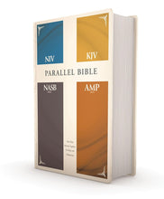 Load image into Gallery viewer, NIV KJV NASB AMPLIFIED PARALLEL BIBLE Hardcover