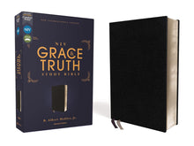 Load image into Gallery viewer, Niv, the Grace and Truth Study Bible, European Bonded Leather, Black, Red Letter, Comfort Print Bonded Leather