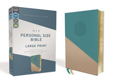 Load image into Gallery viewer, NIV Personal Size Bible Large Print Imitation Leather, Double Column Format, readable elegant, word of JESUS in Red.