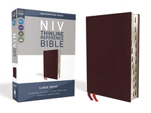 Load image into Gallery viewer, Clearance sale 2026, Holy Bible: New International Version, Burgundy, Bonded Leather, Thinline Reference, Comfort Print by Zondervan Publishing House (Author) Format: Bonded Leather