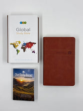 Load image into Gallery viewer, Men of Faith Essentials Bundle – Men’s Devotional Bible + “You Are Irreplaceable” Polo T-Shirt