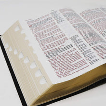 Load image into Gallery viewer, Nkjv, Reference Bible, Classic Verse-By-Verse, Center-Column, Leathersoft, Black, Indexed, Red Letter Edition, Comfort Print: Holy Bible, New King James Version Imitation Leather – Import