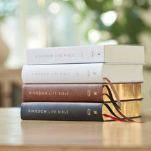 Load image into Gallery viewer, Holy Bible: Kingdom Life Bible: Join God's Mission to Save the World, Nkjv, Brown, Red Letter, Comfort Print Imitation Leather