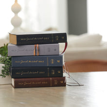 Load image into Gallery viewer, NKJV, Journal the Word Bible, Bonded Leather, Brown, Red Letter, Comfort Print: Reflect, Journal, or Create Art Next to Your Favorite Verses Bonded Leather – Import