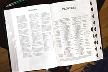 Load image into Gallery viewer, NIV Thompson Chain-Reference Study Bible, Fully Revised Edition – Bonded Leather, Black, | Zondervan | 2022 Updated Edition