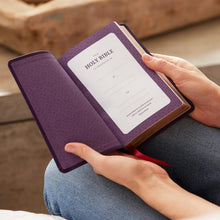 Load image into Gallery viewer, NKJV Compact Paragraph-Style Bible w/ 43,000 Cross References, Purple Softcover, Red Letter, Comfort Print: Holy Bible, New King James Version: Holy Bible, New King James Version Paperback – Import