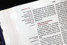Load image into Gallery viewer, Niv, Thompson Chain-Reference Bible, Leathersoft, Navy, Thumb Indexed, Red Letter, Comfort Print: New International Version, Leathersoft, Navy, Thompson Chain-reference Bible Imitation Leather