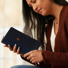 Load image into Gallery viewer, The Holy Bible: New King James Version Thinline, Blue Leathersoft, Thinline Reference, Comfort Print: Red Letter Edition Imitation Leather