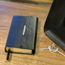 Load image into Gallery viewer, NKJV/KJV, Checkbook Bible, Compact, Bonded Leather, Burgundy, Wallet Style, Red Letter: Holy Bible, New King James Version (Bible Nkjv/Kjv) Leather Bound