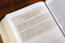 Load image into Gallery viewer, Holy Bible: Niv, Upside-down Kingdom Bible, Leathersoft, Brown, Comfort Print - Think Deeply - Love Widely Imitation Leather