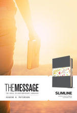 Load image into Gallery viewer, The Message The Bible in Contemporary Language: The Message, Spring Wildflowers, Leather-Look, Slimline Edition Imitation Leather