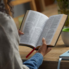 Load image into Gallery viewer, KJV, Thinline Reference Bible, Bonded Leather, Burgundy, Thumb Indexed, Red Letter, Comfort Print: Holy Bible, King James Version Bonded Leather – Import