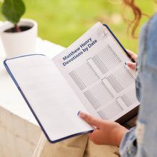 Load image into Gallery viewer, NKJV, Matthew Henry Daily Devotional Bible, Hardcover, Red Letter, Comfort Print: 366 Daily Devotions by Matthew Henry Hardcover – Import