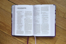 Load image into Gallery viewer, Holy Bible: New International Version, Thinline, Dark Orchid / Grape, Leathersoft, Red Letter Edition Imitation Leather – Import,
