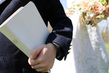 Load image into Gallery viewer, KJV Brides Bible Leather soft White Imitation Leather.