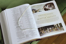 Load image into Gallery viewer, NIV Family Bible – Keepsake Edition | Burgundy Imitation Leather | Renaissance Art | Large Print | Center-Column Reference