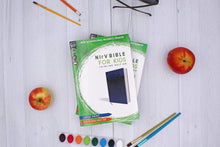 Load image into Gallery viewer, NIrV, Bible for Kids, Large Print, Leathersoft, Blue, Comfort Print Leather Bound – Large Print