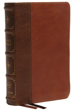 Load image into Gallery viewer, KJV, Holy Bible Maclaren Series, Compact Brown Leather Soft Comport Print. Thomas Nelson
