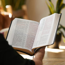 Load image into Gallery viewer, The Holy Bible: New King James Version, Blue, Leathersoft, Giant Print Center-Column Reference, Red Letter Edition, Comfort Print Imitation Leather