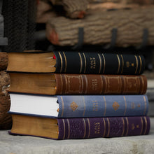 Load image into Gallery viewer, NKJV, Single-Column Wide-Margin Reference Bible, Leathersoft, Purple, Red Letter, Thumb Indexed, Comfort Print: Holy Bible, New King James Version Imitation Leather