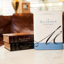 Load image into Gallery viewer, NASB, MacArthur Study Bible, 2nd Edition, Genuine Leather, Black, Comfort Print: Unleashing God's Truth One Verse at a Time Leather Bound – Import