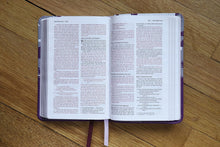 Load image into Gallery viewer, Holy Bible: New International Version, Thinline, Dark Orchid / Grape, Leathersoft, Red Letter Edition Imitation Leather – Import,