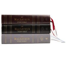 Load image into Gallery viewer, NASB, MacArthur Study Bible, 2nd Edition, Genuine Leather, Black, Comfort Print: Unleashing God's Truth One Verse at a Time Leather Bound – Import