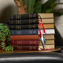 Load image into Gallery viewer, KJV Holy Bible, Giant Print Center-Column Reference Bible, Deluxe Black Leathersoft, 53,000 Cross References, Red Letter, Comfort Print: King James Version Imitation Leather – Large Print