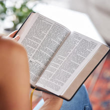 Load image into Gallery viewer, KJV, Personal Size Large Print Reference Bible, Vintage Series, Leathersoft, Black, Red Letter, Comfort Print: Holy Bible, King James Version Imitation Leather – Import