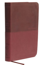Load image into Gallery viewer, NKJV, Value Thinline Bible, Compact, Leathersoft, Burgundy, Red Letter, Comfort Print Imitation Leather