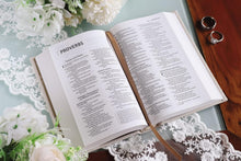 Load image into Gallery viewer, Holy Bible: New International Version, Bride's Bible, Cream, Cloth over Board, Red Letter, Comfort Print Hardcover – Import