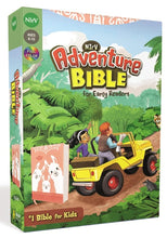 Load image into Gallery viewer, NIrV, Adventure Bible for Early Readers, Leathersoft, Coral, Full Color: New International Reader's Version, Peach, Leathersoft Imitation Leather – Import