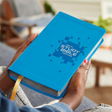 Load image into Gallery viewer, Study Bible For Kids: New King James Version, Study For Kids, Blue, Leathersoft, Full Color Interior Imitation Leather