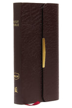 Load image into Gallery viewer, NKJV/KJV, Checkbook Bible, Compact, Bonded Leather, Burgundy, Wallet Style, Red Letter: Holy Bible, New King James Version (Bible Nkjv/Kjv) Leather Bound