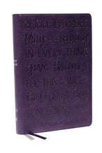 Load image into Gallery viewer, KJV, Large Print Center-Column Reference Bible, Verse Art Cover Collection, Leathersoft, Purple, Red Letter, Comfort Print: Holy Bible, King James Version Imitation Leather – Import,
