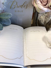 Load image into Gallery viewer, KJV Brides Bible Leather soft White Imitation Leather.