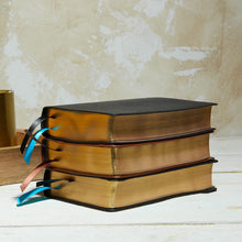 Load image into Gallery viewer, KJV, Holy Bible Maclaren Series, Compact Brown Leather Soft Comport Print. Thomas Nelson