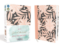 Load image into Gallery viewer, NIV, Journal the Word Bible for Teen Girls, Hardcover, Pink Floral Hardcover