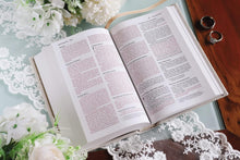 Load image into Gallery viewer, Holy Bible: New International Version, Bride's Bible, Cream, Cloth over Board, Red Letter, Comfort Print Hardcover – Import
