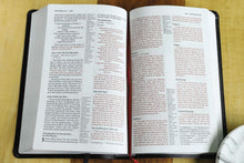 Load image into Gallery viewer, NIV, Thinline Reference Bible, Bonded Leather, Black, Red Letter Edition, Comfort Print: New International Version, Black, Bonded Leather, Thinline Reference, Comfort Print Bonded Leather