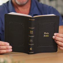 Load image into Gallery viewer, KJV, Personal Size Large Print Reference Bible, Vintage Series, Leathersoft, Black, Red Letter, Comfort Print: Holy Bible, King James Version Imitation Leather – Import