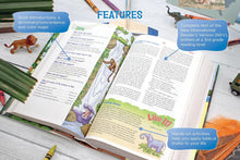 Load image into Gallery viewer, NIrV, Adventure Bible for Early Readers, Leathersoft, Coral, Full Color: New International Reader's Version, Peach, Leathersoft Imitation Leather – Import