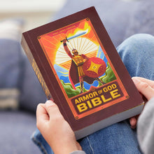 Load image into Gallery viewer, Holy Bible: King James Version Armor of God Bible, Children’s Bible, Red Letter, Comfort Print, Kid Friendly Dictionary-Concordance, Daily Reading Plans Paperback